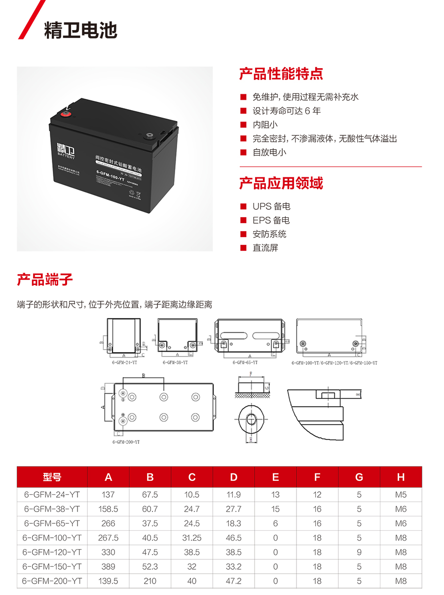 熊猫蓄电池12V（精卫系列）(图1)